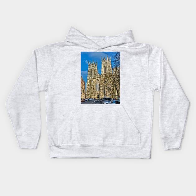 York Minster, England (HDR) Kids Hoodie by GrahamCSmith